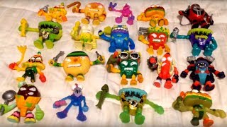 Grossery Gang FULL SET All The Gross Action Figures so far [upl. by Lehsreh]