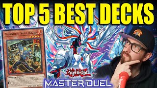 TOP 5 BEST DECKS IN MASTER DUEL January 2024 [upl. by Yenoh19]