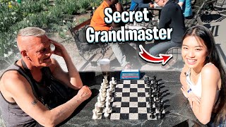 Undercover Grandmaster Challenges NYC Chess Hustler [upl. by Egas]