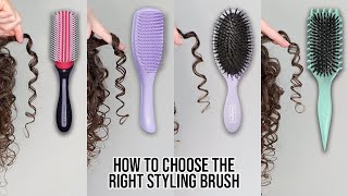 Comparing the Best Styling Brushes for Curly Hair [upl. by Nellac]