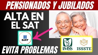 💥✅TUTORIAL Como Doy de Alta en el SAT a un Pensionado o Jubilado IMSS o ISSSTE 2024💢 [upl. by Sucramaj]