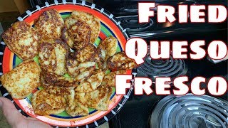 Fried Queso Fresco  Delicious 5 Minute Keto Snack [upl. by Annehs]