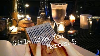 Girls Like You Maroon5 ftCardi B  Kalimba with piano [upl. by Lil44]