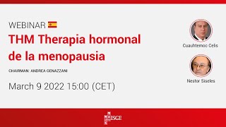 THM Therapia hormonal de la menopausia webinar en lengua española [upl. by Oidacra]