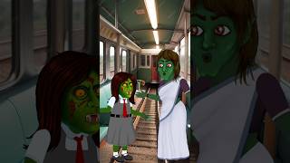 Choti Anaya ki Bhootiya Train Yatra 😱 shorts bhutiyacartoon tranding cartoon [upl. by Kinemod]