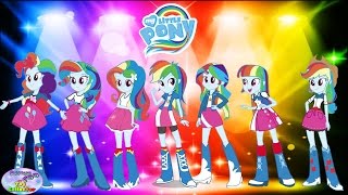 My Little Pony Rainbow Dash Color Swap Mane 6 Transforms Surprise Egg and Toy Collector SETC [upl. by Ahsilet]