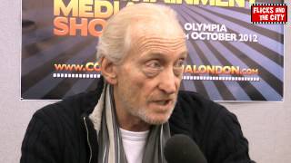 Game of Thrones Tywin Lannister Interview  Charles Dance [upl. by Attecnoc297]