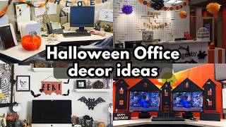 200 Scary Office Halloween Decorating Ideas Featuring Cubicle Desk amp Door [upl. by Sension]