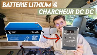 27 Relier batterie moteur et auxiliaire via Chargeur Booster DC DC  Fourgon van aménagé VW T5 🔋⚡ [upl. by Nuahsor]