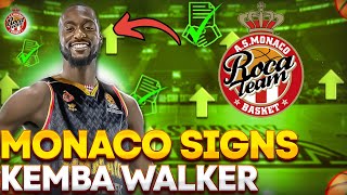 AS Monaco Signs Kemba Walker [upl. by Sparrow808]