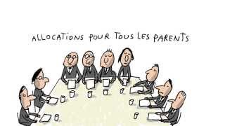 Cest quoi les allocations familiales   1 jour 1 question [upl. by Anirahtak]