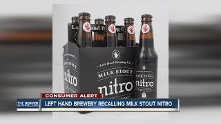 Left Hand Brewery recalls extra carbonated Milk Stout Nitro [upl. by Divadnhoj172]