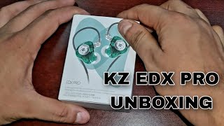 KZ EDX PRO in ear monitor unboxing [upl. by Atiuqahc]