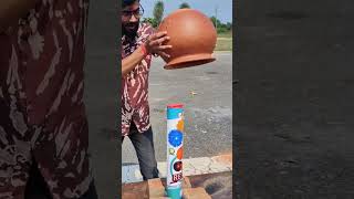 Diwali Skyshot के ऊपर Matka रखने se क्या होगा  Diwali Experiment scinceexperiment [upl. by Enomsed212]