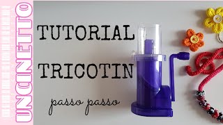 COME SI USA il TRICOTIN  3 IDEE CREATIVE da indossare  Tricotin tutorial italiano 1 [upl. by Parrnell]