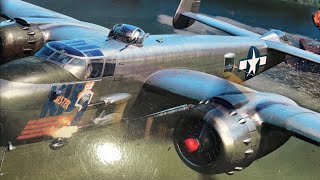 HK Models B25H Mitchell Gunships over CBI 132 Scale Model Aircraft [upl. by Bennink246]