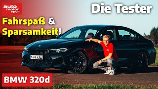 BMW 320d Sprit sparen amp Fahrspaß haben  Test  auto motor und sport [upl. by Aynotel]