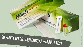 CoronaSchnelltest So funktioniert der Abstrich  SARSCoV2 Antigen Test [upl. by Voe]