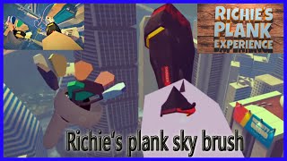 Richies plank vr Sky brush color the ky while flying with the most amazing vr flying experience [upl. by Ahsiak]