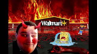 Evil Satan Joshua Dufurrena Tortures SpongeBob and Ernie At Walmart in Hell [upl. by Eednyl]