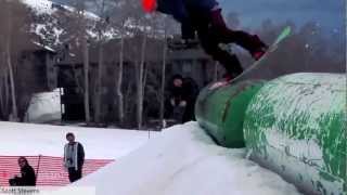 CRAZY SNOWBOARDING TRICKS IMPOSSIBLE [upl. by Worth707]