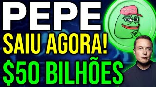 🚨URGENTE  VOCÊ PRECISA VER ISSO PEPE COIN AGORA [upl. by Eloken]