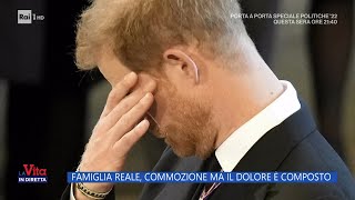 Famiglia reale commozione ma il dolore è composto  La Vita in diretta 15092022 [upl. by Sualkcin376]