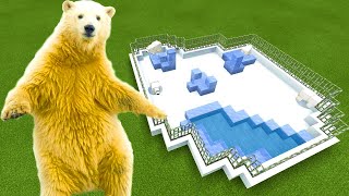 MCPE How To Make a Polar Bear Farm [upl. by Retrop613]