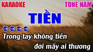 Tiền Karaoke Tone Nam  Am  Karaoke 9999  Beat Mới [upl. by Sabah]