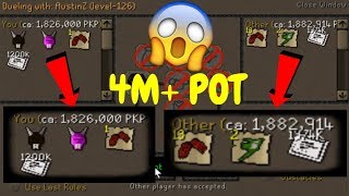 AN ABSOLUTE INSANE STAKE 4M POT MY BANK ROAT PKZ OSRS RSPS [upl. by Ylahtan827]