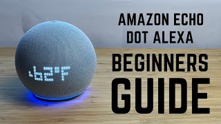 Amazon Echo Dot Alexa  2024 Complete Beginners Guide [upl. by Ethbinium]