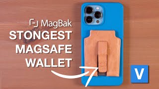 The Strongest MagSafe Wallet for iPhone 14 Pro Max  MagBak Wallet and Case [upl. by Rikki306]