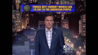 Mitt Romney reads Late Shows Top Ten [upl. by Neisa222]