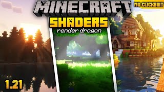 Top 5 NEW BEST SHADER FOR MINECRAFT PE 121  RENDER DRAGON SHADER MCPE Criptbow Gaming [upl. by Enilhtak]