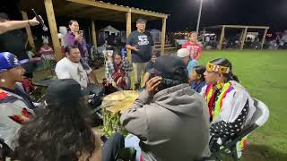 Gunslinger singers new Ojibwe song redmoon powwow 2023 [upl. by Cheke]