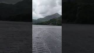 something different kayaking llyn gwynant drone mountains [upl. by Aleinad]