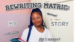 How I rewrote my matric examsStory TimeSouth African YouTuber🇿🇦 [upl. by Anabella]