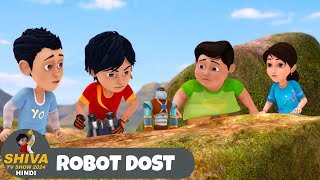 Robot Dost  शिवा  Full Episode 86  रोबोट दोस्त  Funny Action Cartoon  Shiva Show Hindi [upl. by Relyhs]