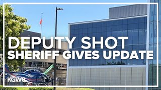 Deputy shot in Tualatin Oregon  Live update [upl. by Cahra]