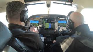 First Flight In A TBM 900 [upl. by Oirifrop]