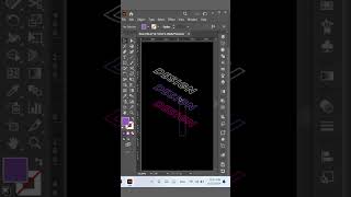 3D Gradient Text Design Tutorial soul faded  3d text effect in illustrator [upl. by Mitran98]