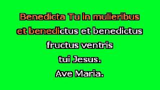 Ave Maria F by F Schubert Karaoke Accompaniment [upl. by Singer]