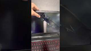 MSI Laptop Hinge amp Screen Replacement shorts tiktok reels msi gaming [upl. by Ainnek]