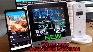 Full Review of WiFi Color Forecast Wireless Weather Station amp App By La Crosse Technology [upl. by Naujyt]