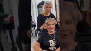 Pixie haircut after 50 years ❣️ Стрижка Пикси после 50 лет ❣️ [upl. by Meingolda668]