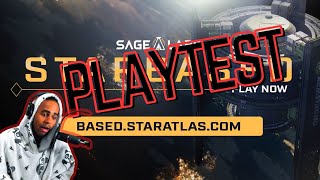 STAR ATLAS GAMEPLAY  STARBASED  FIRST IMPRESSIONS [upl. by Rennat]