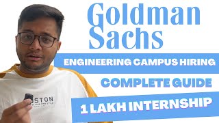 Goldman Sachs Engineering Campus Hiring Program 2024 COMPLETE GUIDE [upl. by Manbahs]