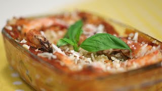 Lasagnes aux crevettes  لازانيا بالكروفات [upl. by Filipe]