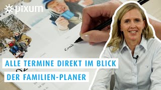 So erstellt man einen Kalender für die ganze Familie  Pixum Tutorials [upl. by Lyn]