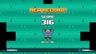 Timberman vs new record 316 [upl. by Ariamo]